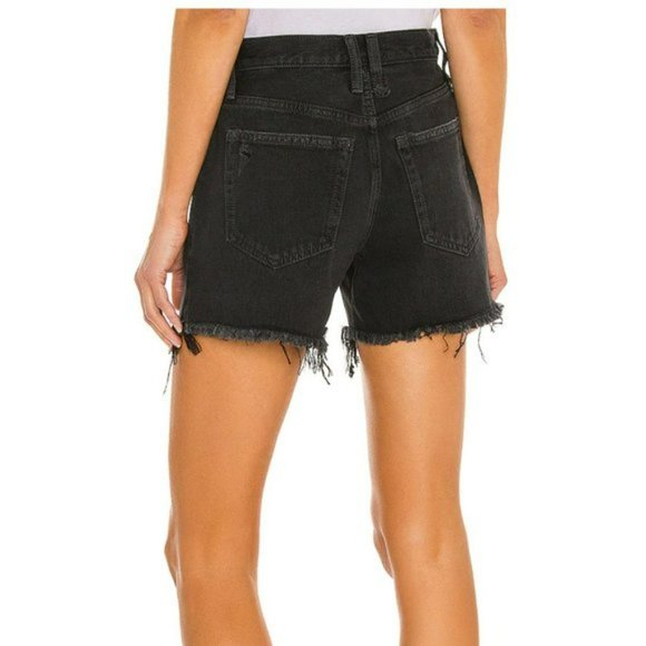 Free People Makai Cutoff Jean Shorts, Washed Black, 26 - Picture 4 of 16